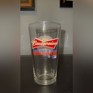 Budweiser Yankees 12oz Glass